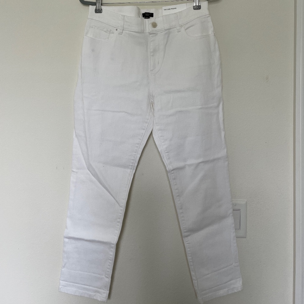 White jeans women 8 petite